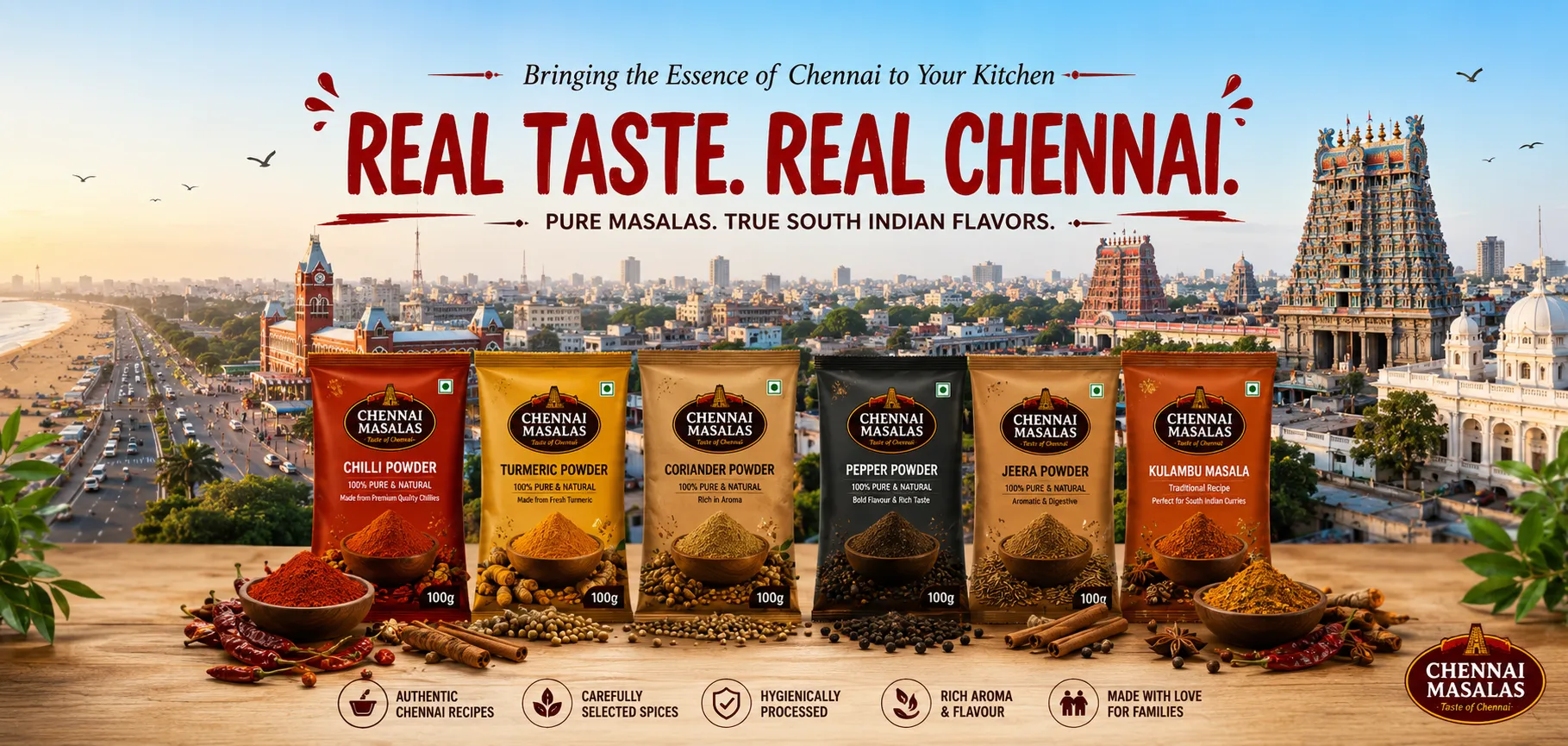 Chennai Masalas Banner 1